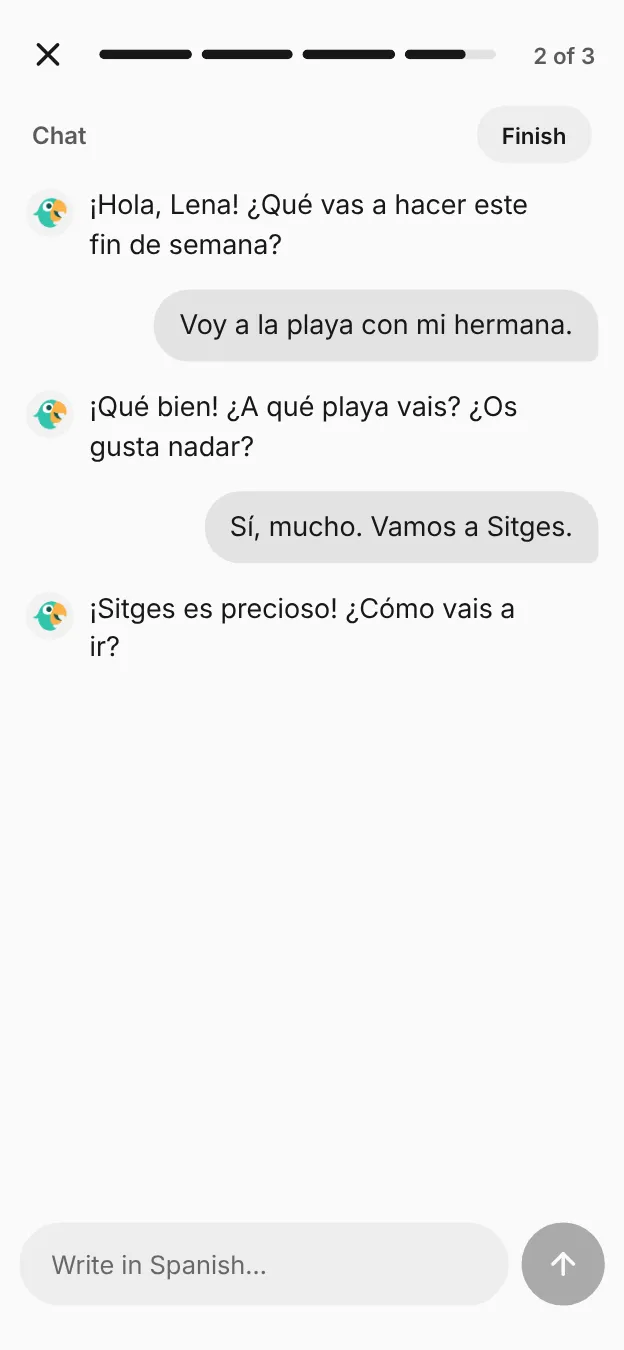Uma conversa em espanhol com Parlito sobre os planos para o fim de semana